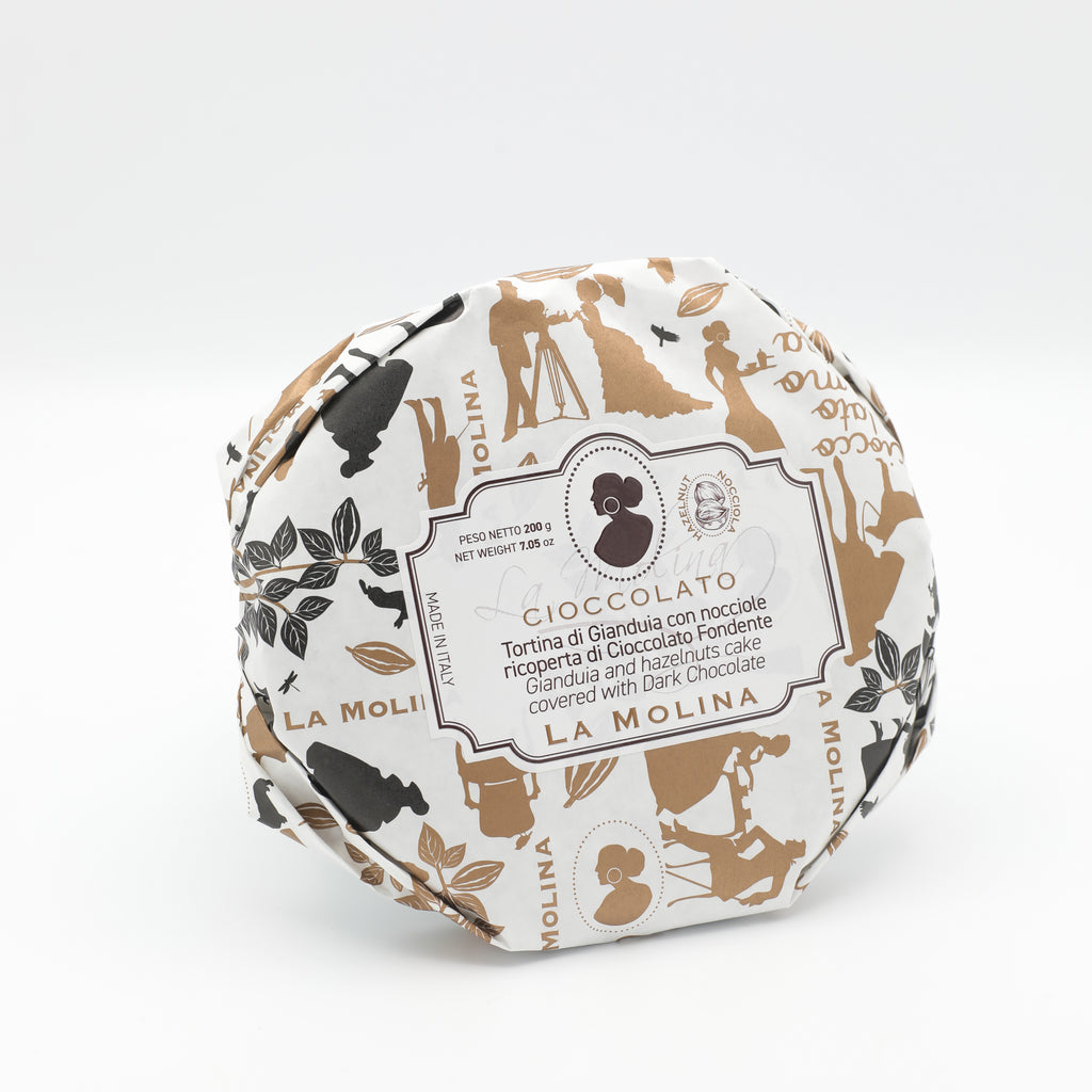 TORTINA GIANDUIA FONDENTE E NOCCIOLE 200 G