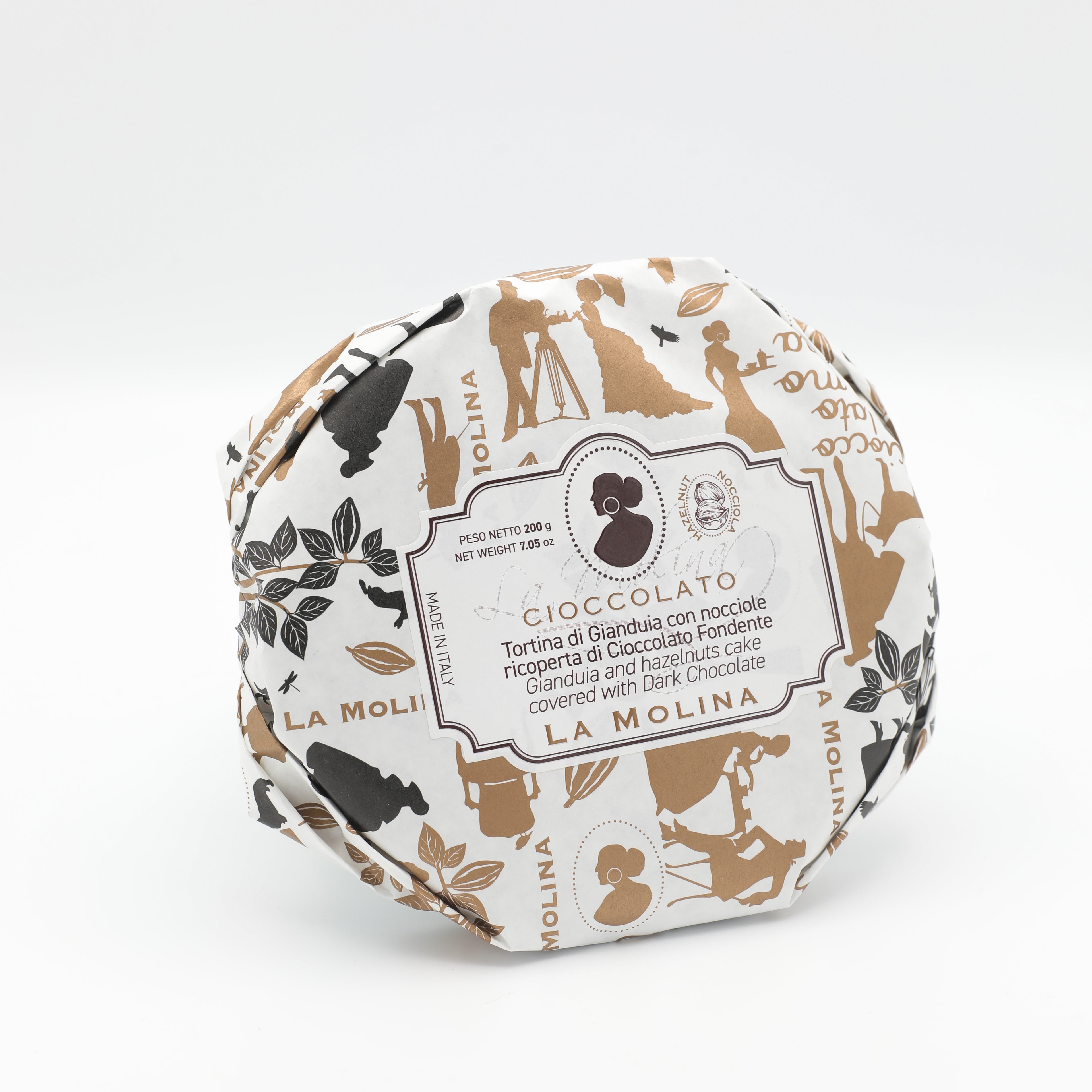 TORTINA GIANDUIA FONDENTE E NOCCIOLE 200 G