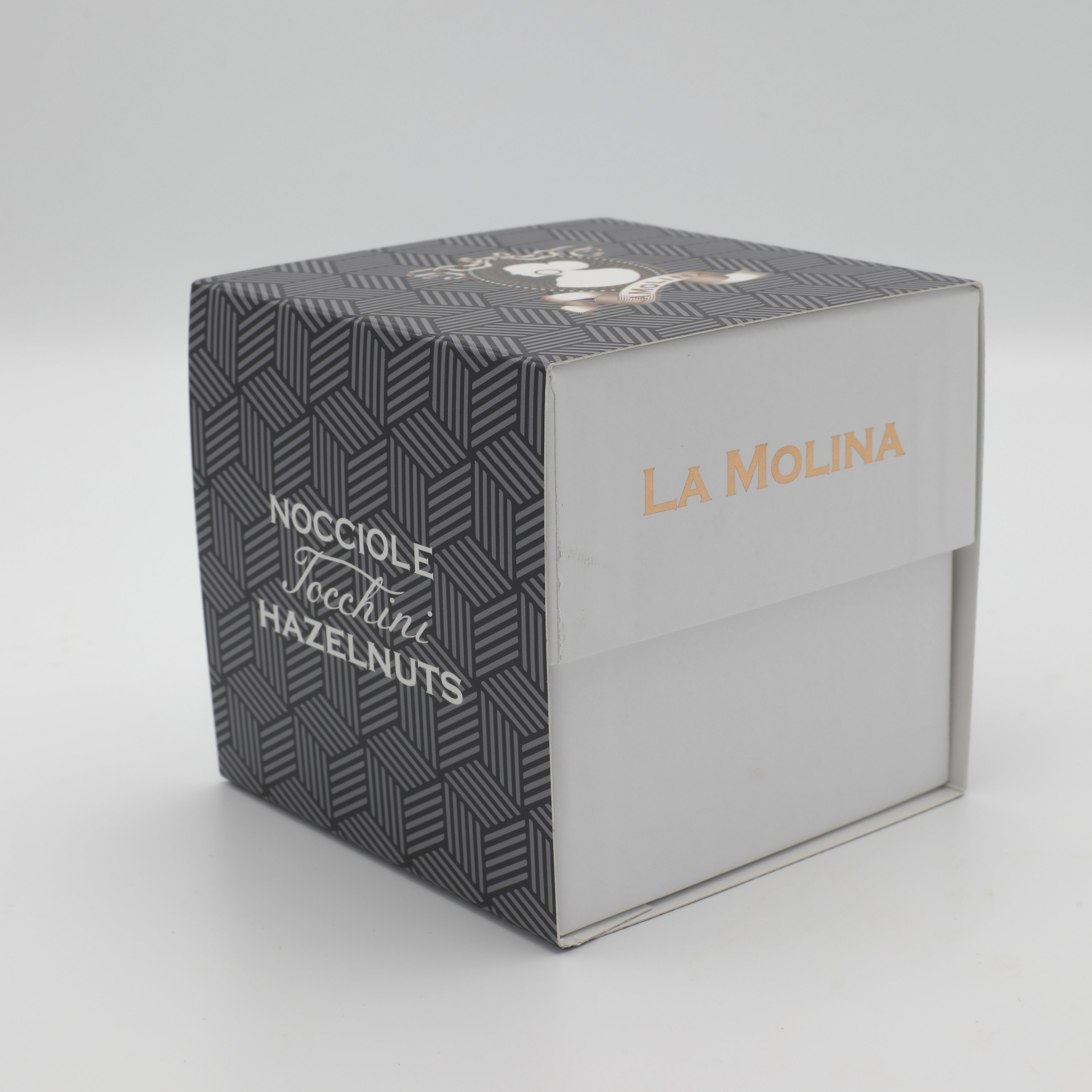30 TOCCHINI INCARTATI GIANDUIA LATTE E NOCC SCATOLA CUBO