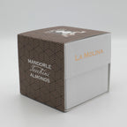 30 TOCCHINI INCARTATI GIANDUIA LATTE E MANDORLE SALATE SCATOLA CUBO