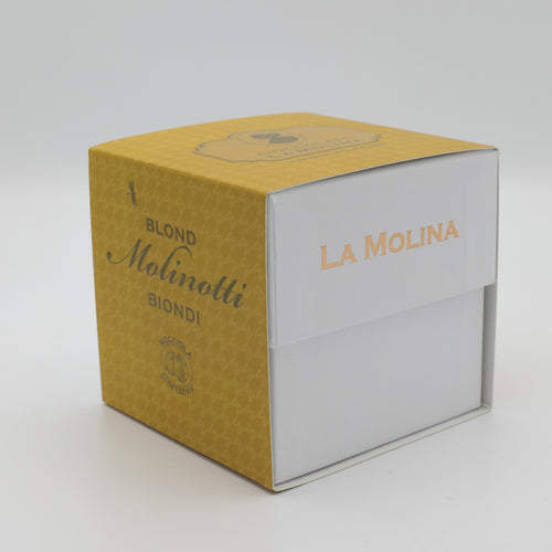 30 MOLINOTTI INCARTATI BIONDI SCATOLA CUBO 335 G
