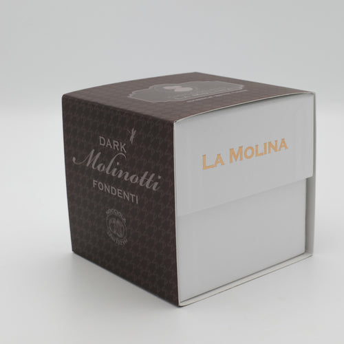 30 MOLINOTTI INCARTATI FONDENTI SCATOLA CUBO 335 G