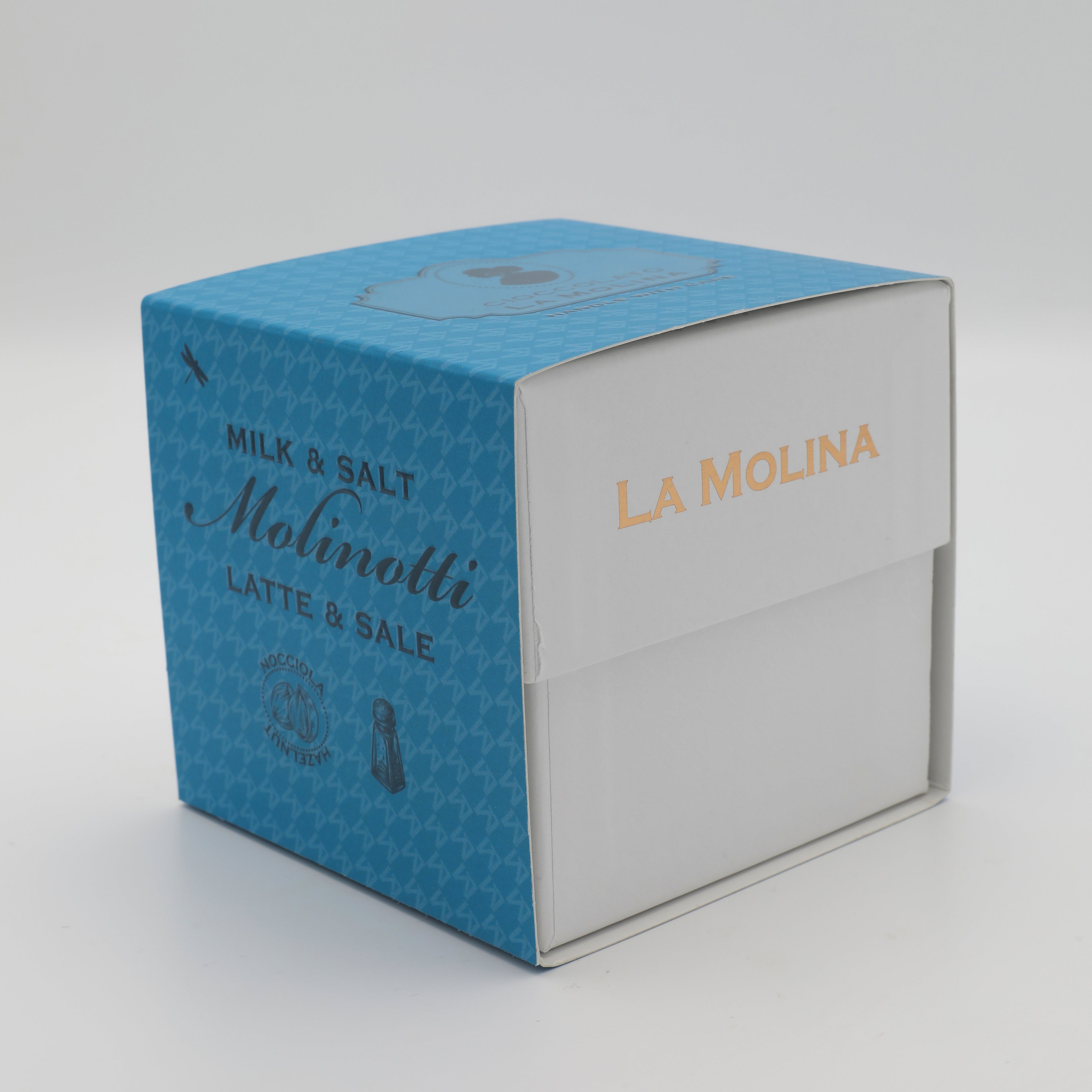 30 MOLINOTTI INCARTATI SALATI SCATOLA CUBO 335 G