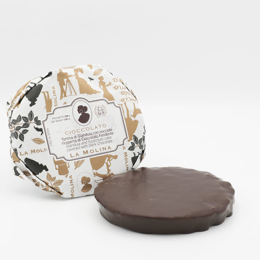 TORTINA GIANDUIA FONDENTE E NOCCIOLE 200 G