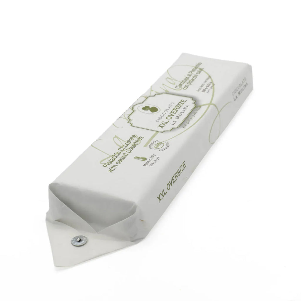 OVERSIZE XXL WHITE CHOCOLATE WITH SALTED PISTACHIOS 250G WRAPPED