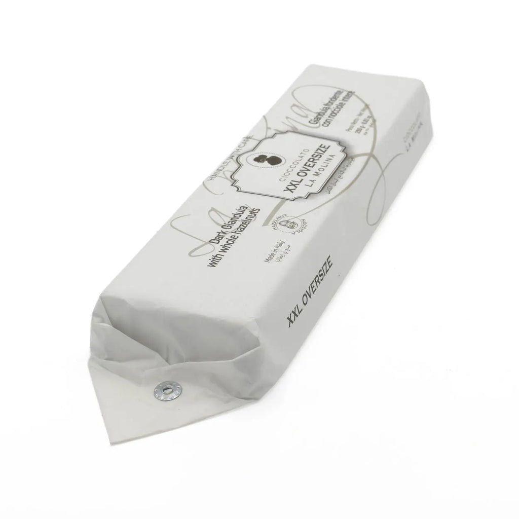 OVERSIZE XXL DARK GIANDUIA WITH HAZELNUTS 250 G WRAPPED