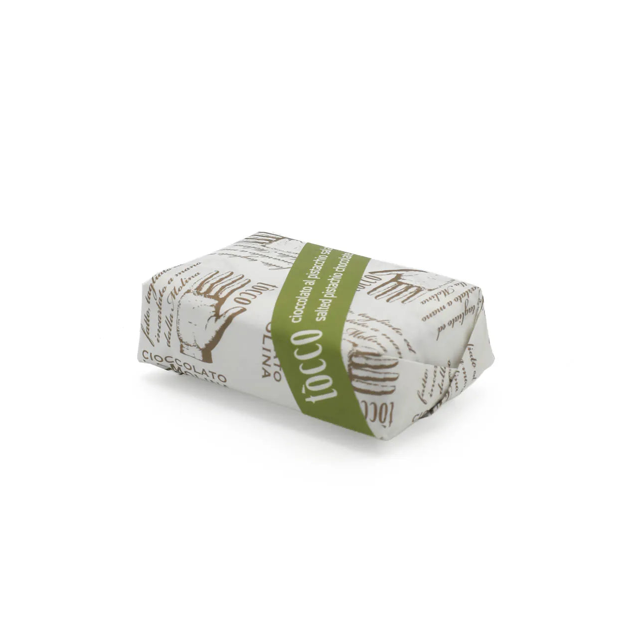WHITE CHOCOLATE AND PISTACHIO BITE 50G WRAPPED