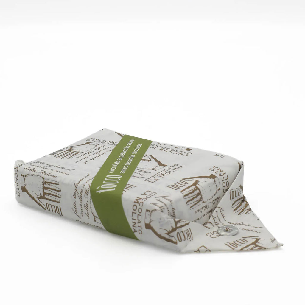 PISTACHIO CHOCOLATE AND SALTED PISTACHIOS 100 G WRAPPED