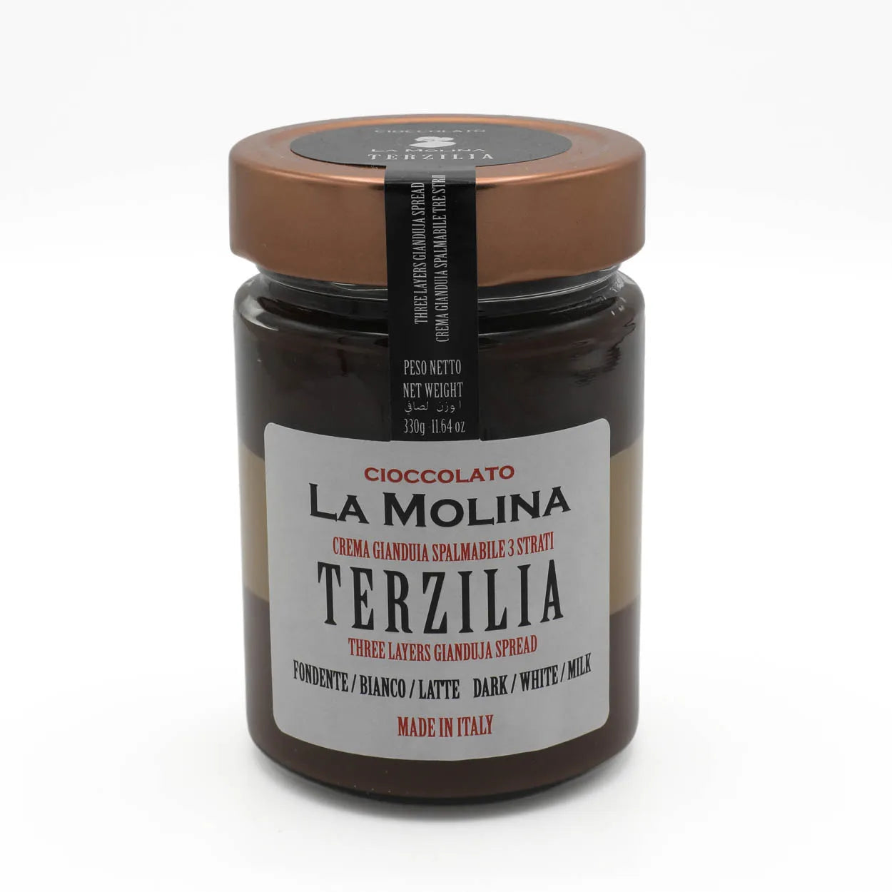 GIANDUIA SPREADABLE CREAM 3 LAYERS - TERZILIA 330 gr