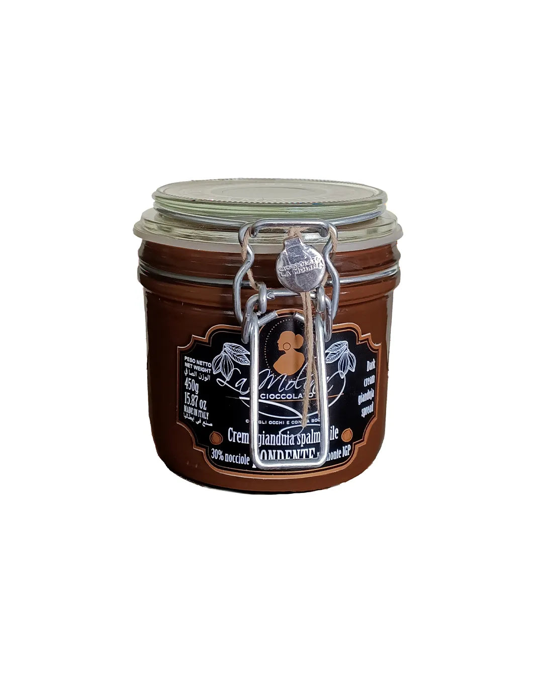 CREMA GIANDUIA SPALMABILE FONDENTE 450 GR
