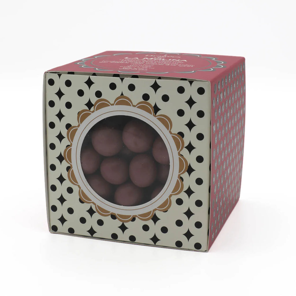 PGI DRAGEES COATED WITH RUBY CHOCOLATE IN BOX 250 GR