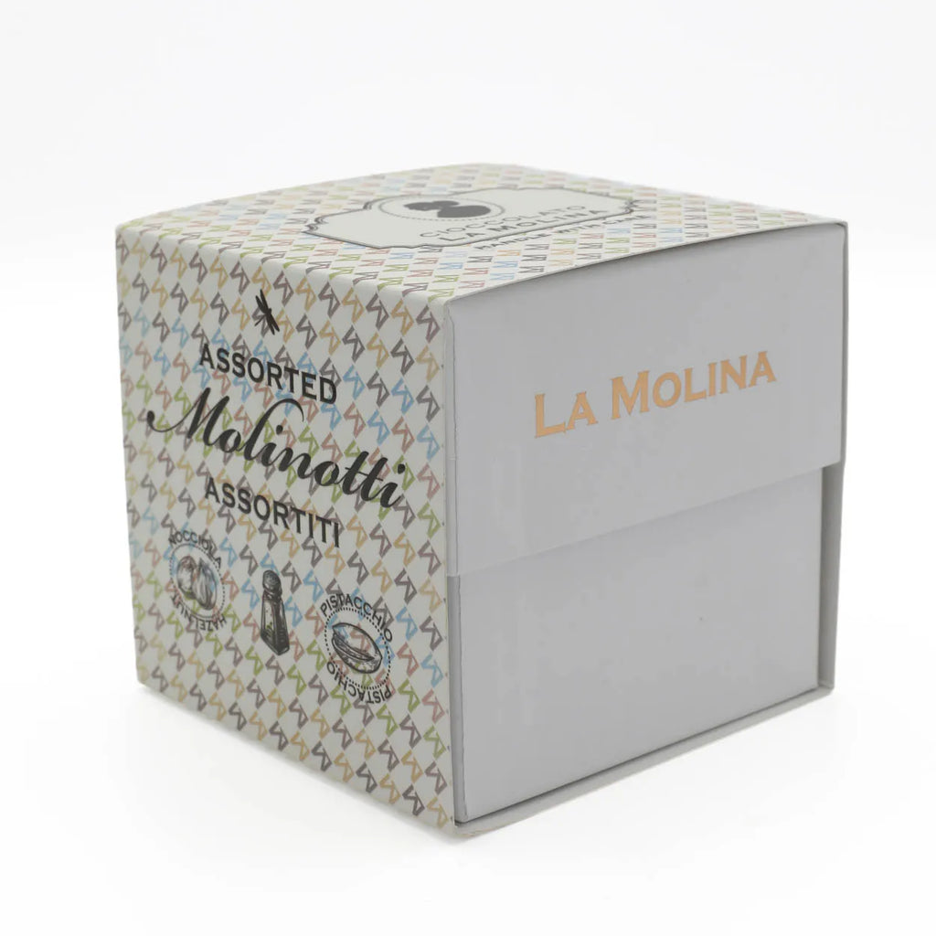 30 ASSORTED WRAPPED MOLINOTTI 4 FLAVORS CUBE BOX