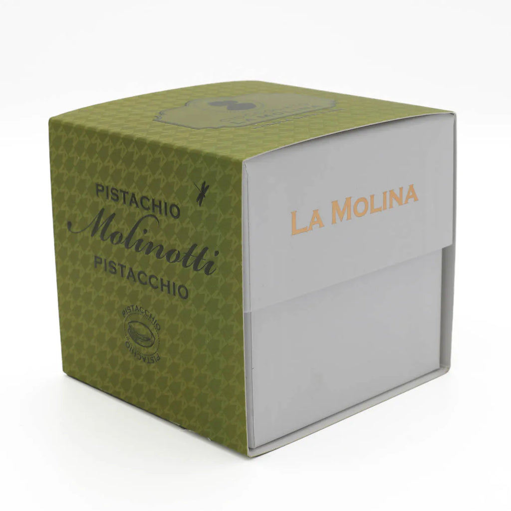 30 INDIVIDUALLY WRAPPED PISTACHIO MOLINOTTI CUBE BOX 335 G
