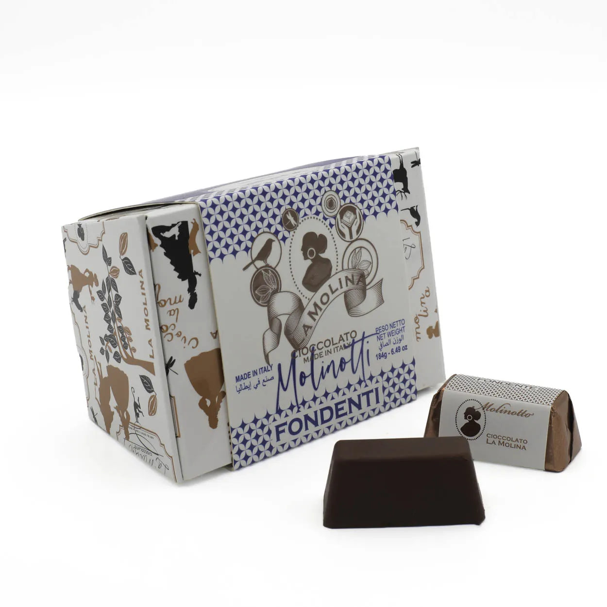 MOLINOTTI DARK CHOCOLATE 16 PIECES 184 GR