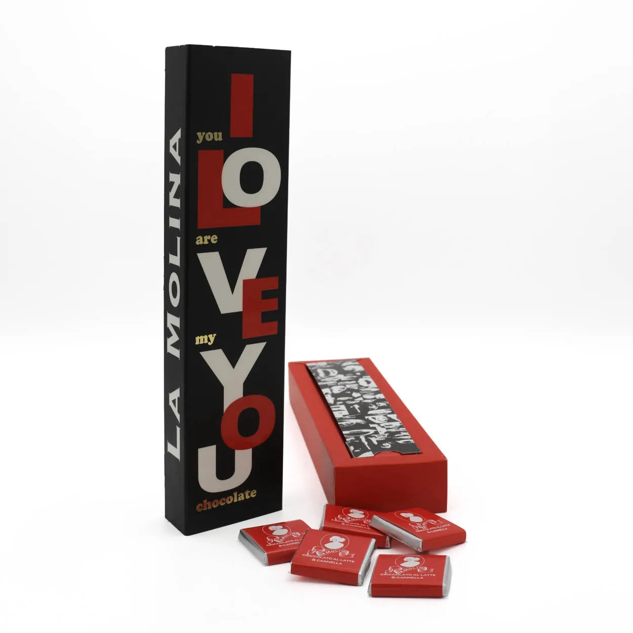 I LOVE YOU BOX 12 MILK 40% AND CINNAMON CHOCOLATES 78G
