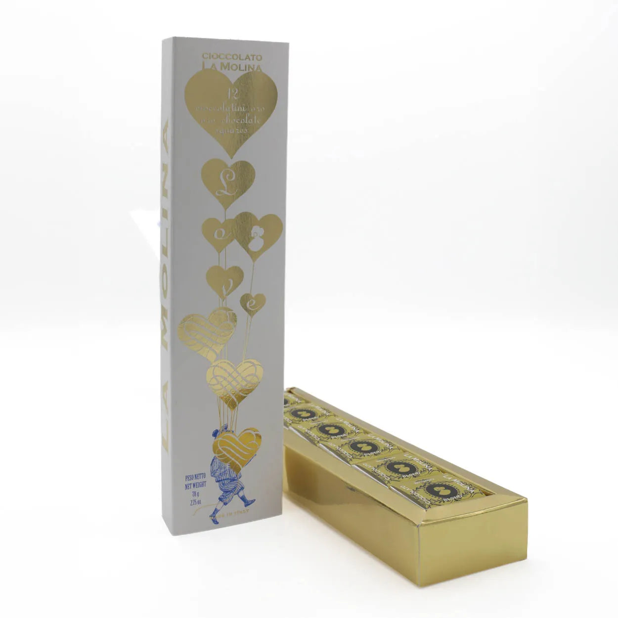 LOVE CHILD BOX - 12 GOLD CHOCOLATES 78 G
