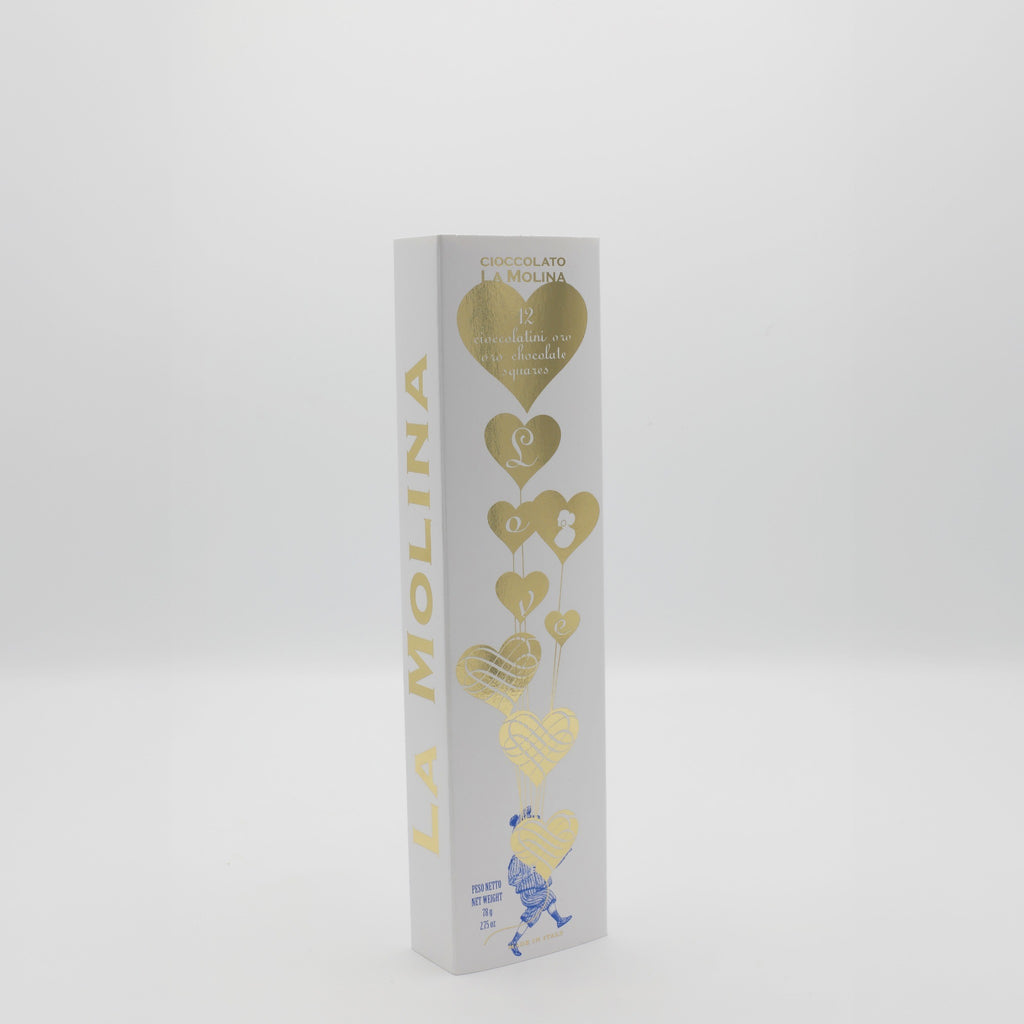 ASTUCCIO LOVE CHILD - 12 CIOCCOLATINI ORO 78 G