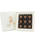 NINE MILK PRALINES WITH GIANDUJA AND HAZELNUT CRUMBLE 115G