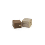 30 FOILED MILK CHOCOLATE GIANDUIA AND SALTED ALMOND SQUARES CUBE BOX