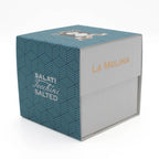 30 WRAPPED SALTED GIANDUIA MILK AND HAZELNUT TRUFFLES CUBE BOX