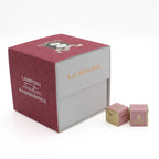 30 WRAPPED WHITE CHOCOLATE AND RASPBERRY BITES CUBE BOX