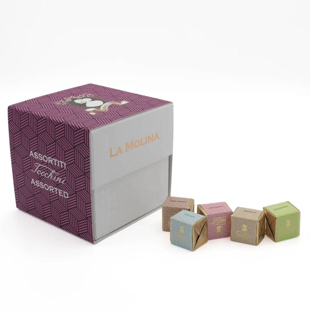 30 ASSORTED WRAPPED FUDGE CUBE BOX