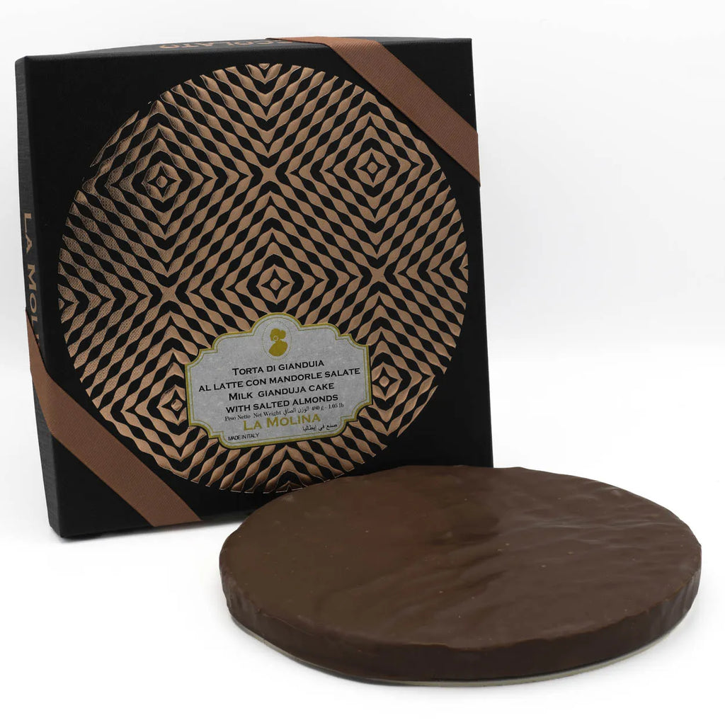 GIANDUJA AND SALTED ALMOND CAKE MOLINA BOX 480 G