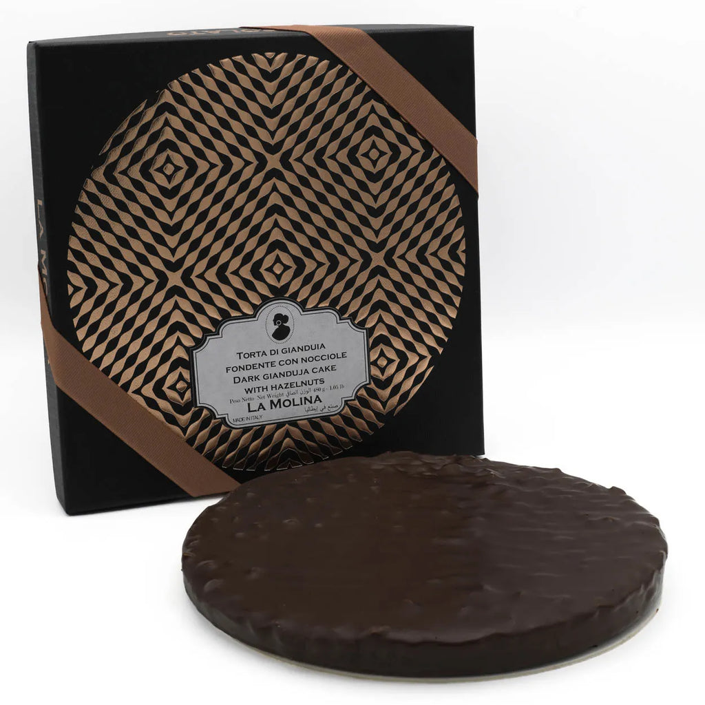 DARK GIANDUJA AND HAZELNUT CAKE MOLINA BOX 480 G
